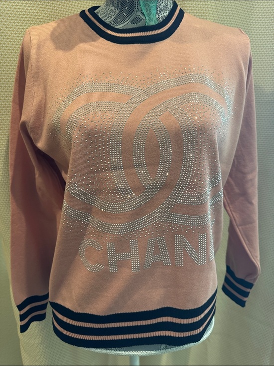 None Sweaters - Chanel Mauve Sweater Bling